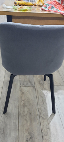 Стул на металлокаркасе Челси К крутящийся бирюзовый / черный фото покупателя 247