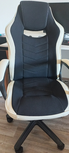 Компьютерное кресло Gamer черное / бежевое фото покупателя 85