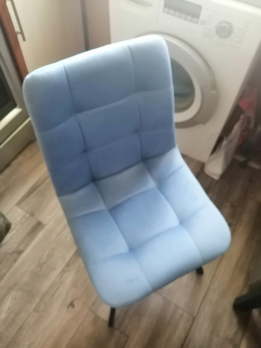 Стул на металлокаркасе Чилли бирюзовый / белый фото покупателя 729