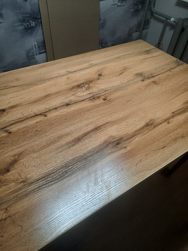 Деревянный стол Лота Лофт 140х80 черный матовый / бетон светлый фото покупателя 316