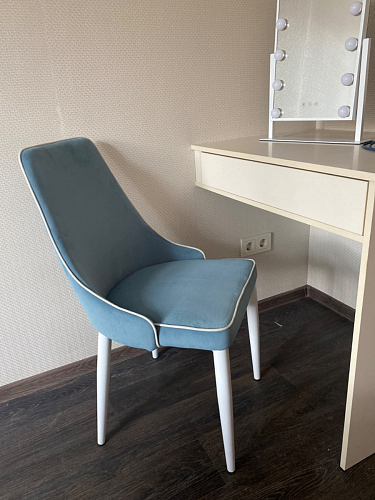 Стул на металлокаркасе Kora dark gray / black фото покупателя 256