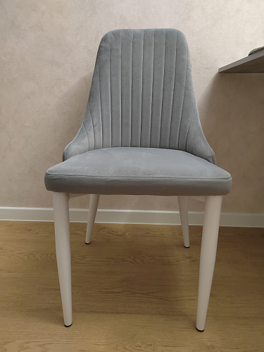 Стул на металлокаркасе Kora dark gray / black фото покупателя 436