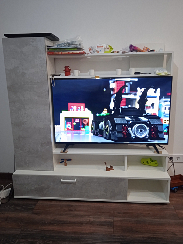 Готовая гостиная Jimenez дуб венге / белый глянец фото покупателя 105