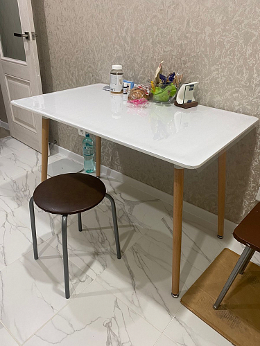 Стол Table 110 white / wood фото покупателя 13