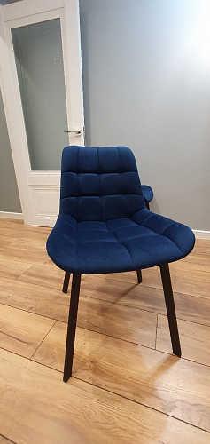 Стул на металлокаркасе Челси бирюзовый / черный фото покупателя 203