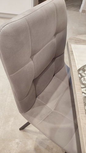 Стул на металлокаркасе Чилли горчичный / черный фото покупателя 1470