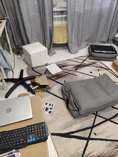 Компьютерное кресло Rapid голубое фото покупателя 78