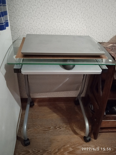 Компьютерный стол Riko серый  - Уцененный экземпляр фото покупателя 6