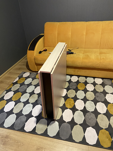 Стол обеденный раздвижной СтК4 дуб молочный фото покупателя 15