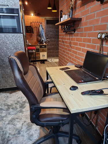 Компьютерное кресло Kadis коричневое / бежевое фото покупателя 1