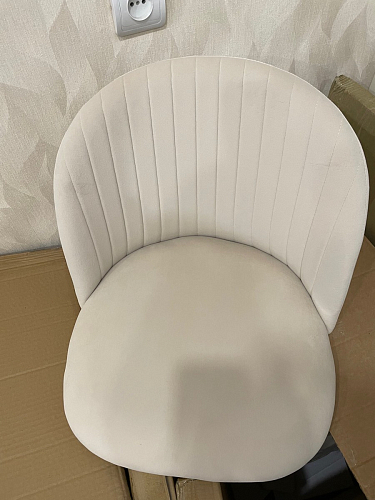 Стул на металлокаркасе Gabi 1 light purple / black фото покупателя 478