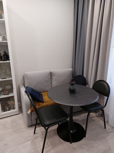 Стол Тулип 90х73 дуб вотан / белый фото покупателя 45