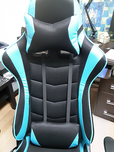 Компьютерное кресло Kano 1 light blue / black фото покупателя 106