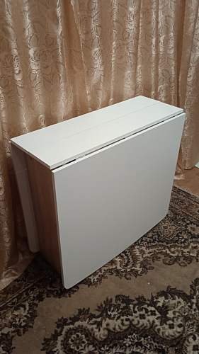 Стол обеденный раздвижной СтК7 дуб молочный фото покупателя 83