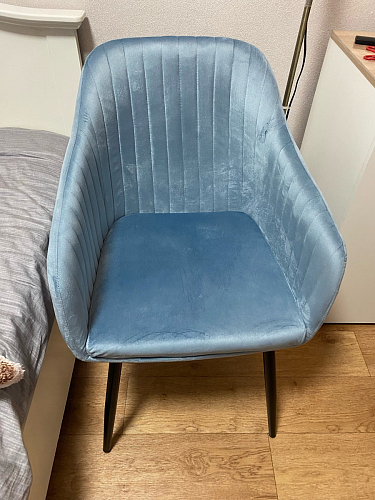 Стул на металлокаркасе Slam синий фото покупателя 96