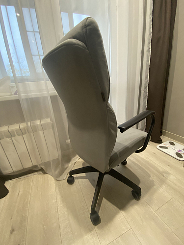 Компьютерное кресло Benefit флок бежевый 7 фото покупателя 33