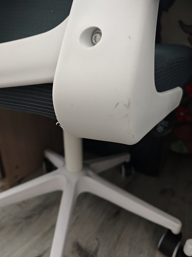 Компьютерное кресло Konfi light gray / blue / white фото покупателя 257