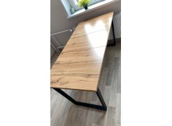 Стол Лота Лофт 140 25 мм черный матовый / бетон фото покупателя 110