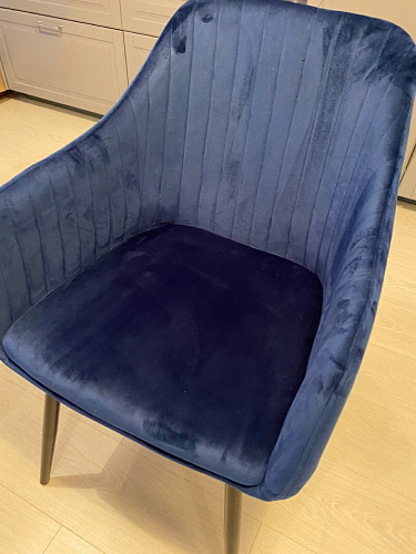 Стул на металлокаркасе Slam синий фото покупателя 51