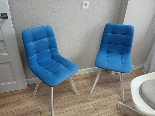 Стул на металлокаркасе Чилли зеленый / черный фото покупателя 1339