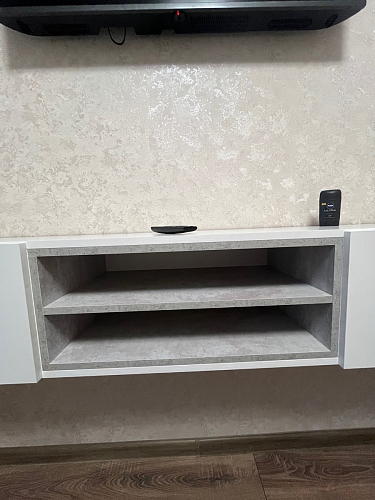 Модульная гостиная Лонгфорд комплектация 1 белый / дуб вотан фото покупателя 5