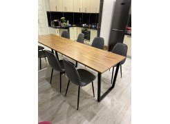 Стол Лота Лофт 120 25 мм сабия / черный матовый фото покупателя 140