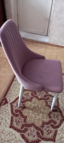 Стул на металлокаркасе Kora beige / black фото покупателя 260