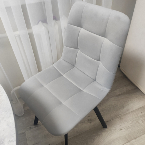 Стул на металлокаркасе Чилли К кирпичный / черный фото покупателя 252