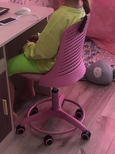 Компьютерное кресло Kiddy/Кидди бирюзовое ткань (сетка) фото покупателя 25