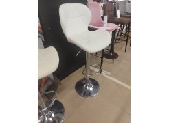 Барный стул Trio light gray / chrome из шоурума 1