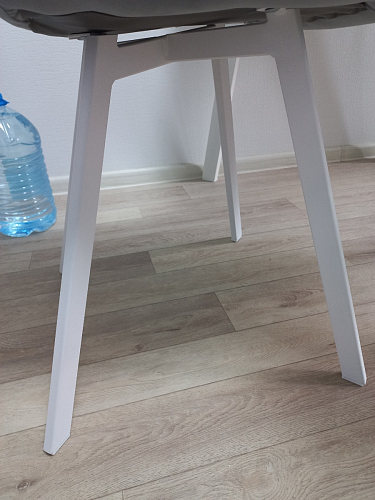 Стул на металлокаркасе Чилли черный / голубой фото покупателя 1425