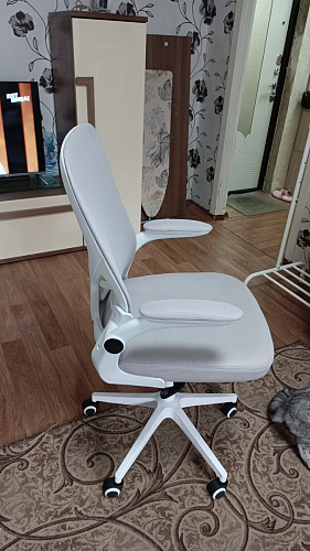 Компьютерное кресло Konfi dark gray / pink / white фото покупателя 143