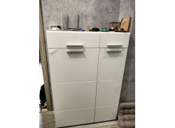 Комод Лайн 13.121 дуб серый craft K 002 PW / белый глянец пвх фото покупателя 2