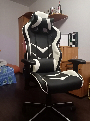 Компьютерное кресло Racer черное / оранжевое фото покупателя 31