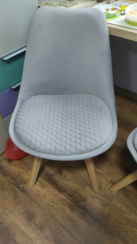 Стул Bonuss blue / wooden legs фото покупателя 22