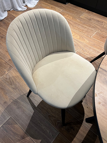 Стул на металлокаркасе Gabi latte / gold / black фото покупателя 170