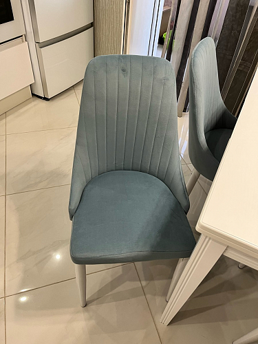 Стул на металлокаркасе Kora green / black фото покупателя 227