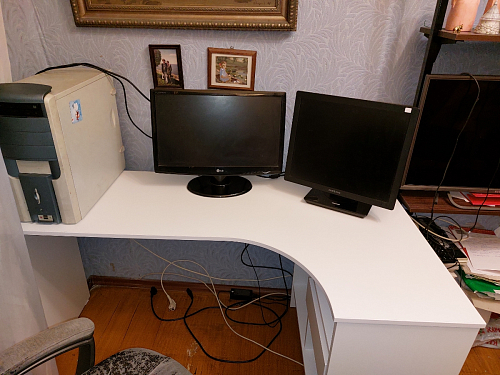 Письменный стол СПм-25 левый дуб сонома фото покупателя 36