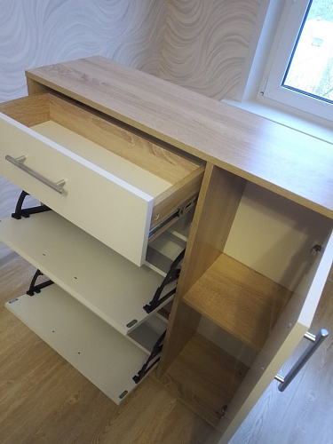 Обувница ТП-4 дуб сонома / белый фото покупателя 6