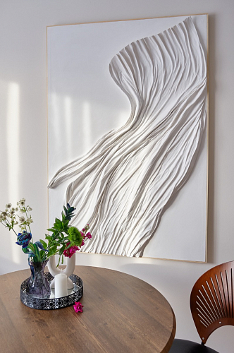 Стол Тулип 80х73 мрамор черный / белый фото покупателя 105