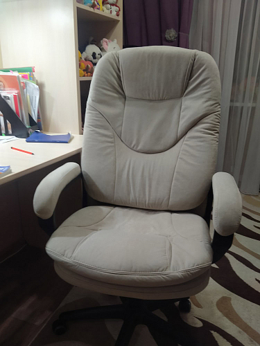 Компьютерное кресло Comfort Lux/Комфорт Люкс серый фото покупателя 78