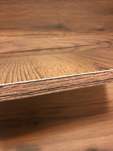 Письменный стол Битти Лофт 116х60х75 дуб делано светлый / белый матовый фото покупателя 92