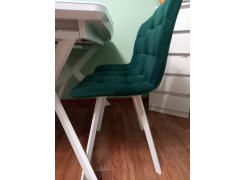 Стул на металлокаркасе Чилли горчичный / белый фото покупателя 289