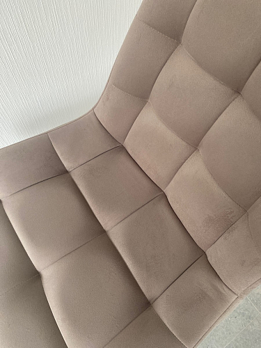 Стул на металлокаркасе Челси бежевый / белый каркас фото покупателя 33