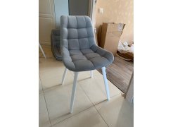 Стул на металлокаркасе Челси латте / черный фото покупателя 163