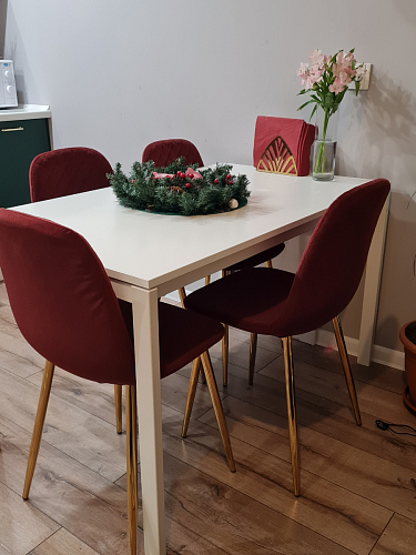 Стул на металлокаркасе Dabl 01 champagne / gold фото покупателя 92