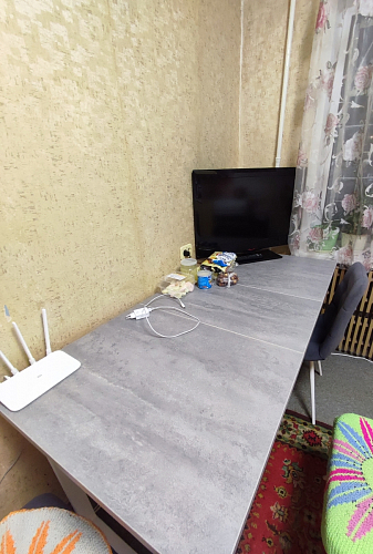 Стол Лота Лофт 140 25 мм черный матовый / бетон фото покупателя 722