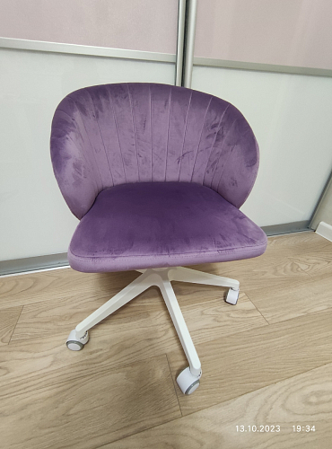 Компьютерное кресло Пард экокожа белый фото покупателя 23