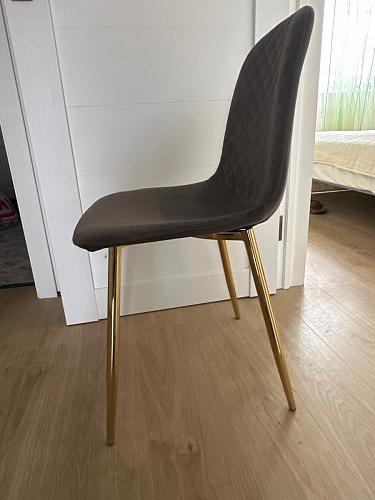 Стул на металлокаркасе Dabl 01 champagne / gold фото покупателя 56