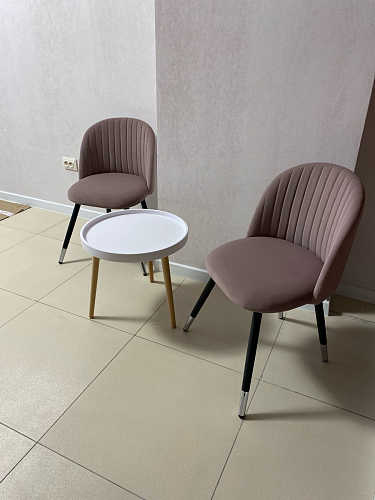 Стул на металлокаркасе Gabi green / black / silver фото покупателя 117